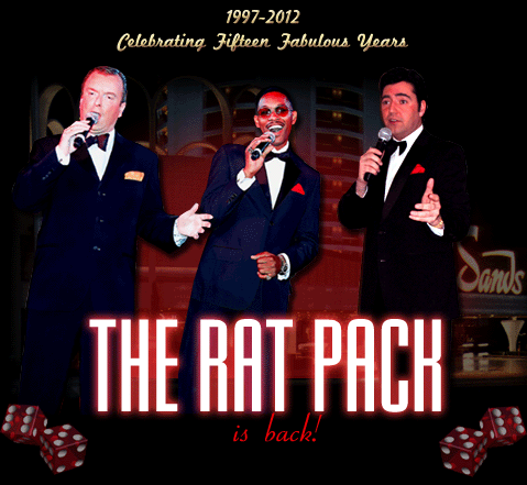 The Rat Pack. The Ultimate Tribute to Frank Sinatra, Dean Martin & Sammy Davis Jr. - click to enter the website